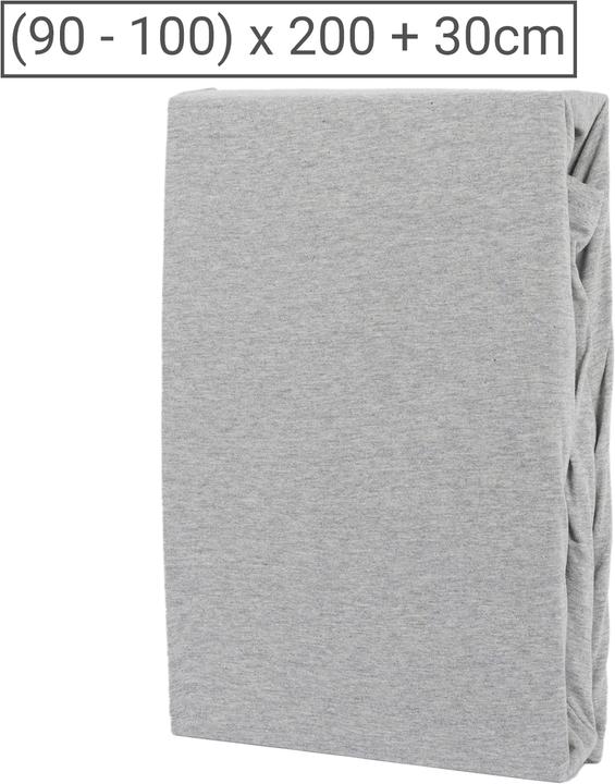 Image du produit Casativo Natura Punto Premium Jersey Melange Spannbetttuch (90 x 190 cm, 100 x 200 cm)