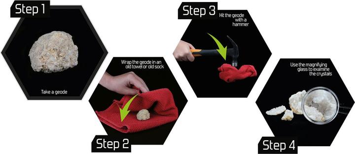 Actual product image Toi-Toys Geodes explore refract