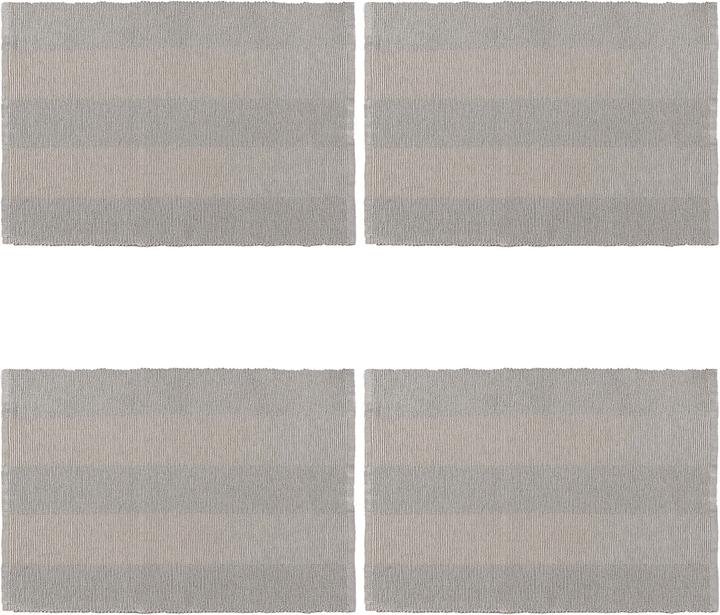 Image du produit Casativo Set de table 2 pièces, en coton et métal (2 pcs, 33 x 48 cm)