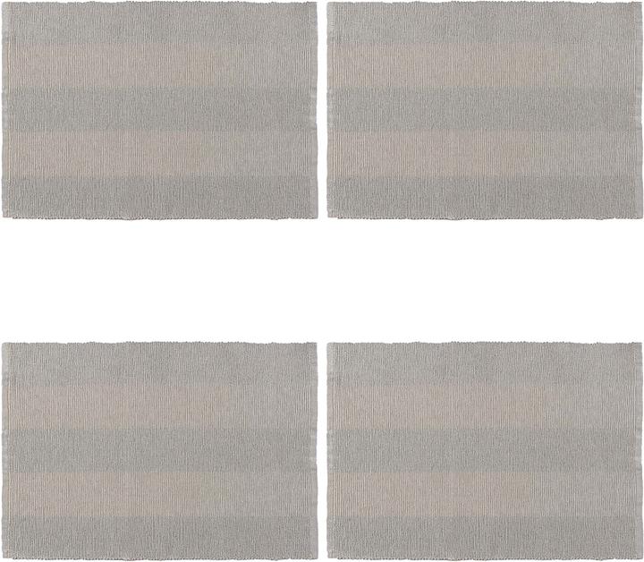 Casativo 4er-Set Tischset, aus Baumwolle und Metall (4 Stk.)