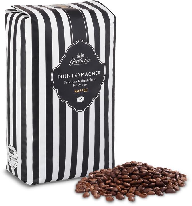 Gottlieber «Muntermacher» – Premium Kaffeebohnen mit Kaffee-Röstung (1000 g)