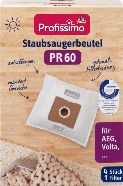 Produktbild dm Profissimo Staubsaugerbeutel PR 60 (4x)