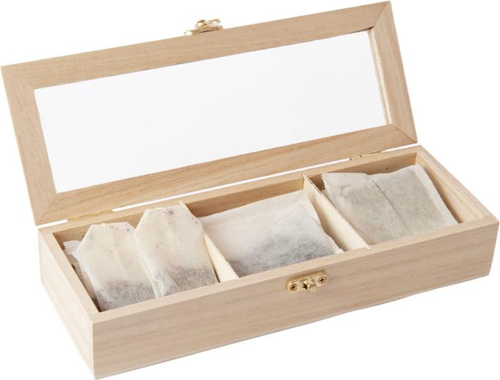 Actual product image Natura Punto Wooden Tea Bag Box