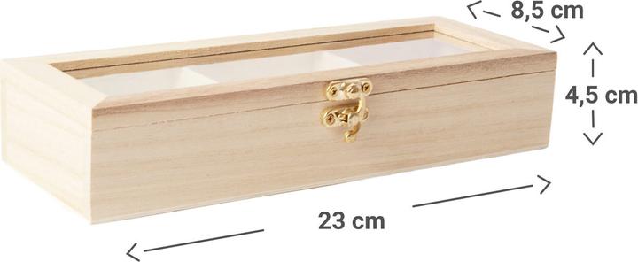 Actual product image Natura Punto Wooden Tea Bag Box