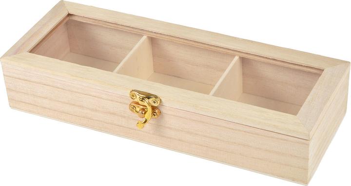 Actual product image Natura Punto Wooden Tea Bag Box