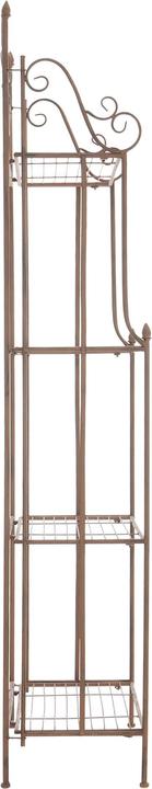 Immagine prodotto CLP Scaffale a terra Flora, marrone antico (66 x 32 x 175 cm)