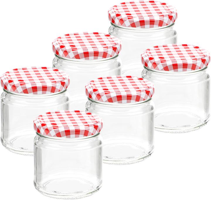 Image du produit Casativo Lot de 6 bocaux à couvercle vissé (6 pcs, 0.21 l)