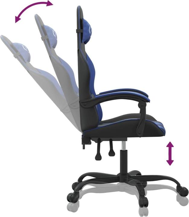 Image du produit vidaXL Gaming-Stuhl (44.50 - 54.50 cm)