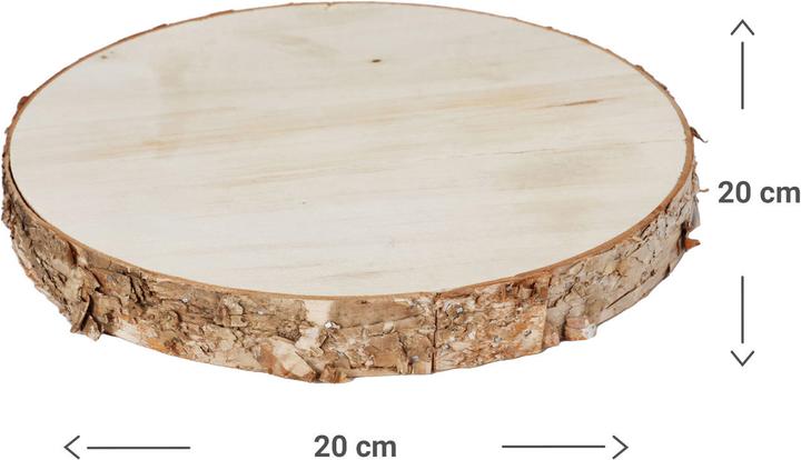 Produktbild Natura Punto Runder Untersetzer aus Holz (Glasuntersetzer)