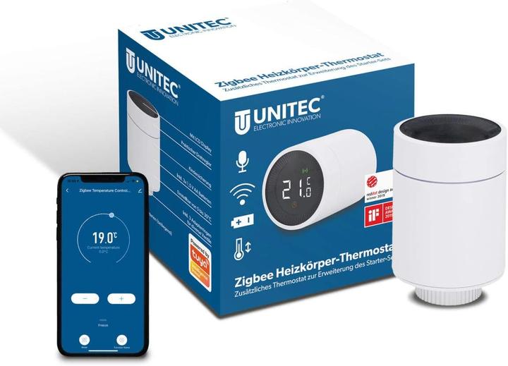 Produktbild Unitec 30946 Smart Heizkörper-Thermostat