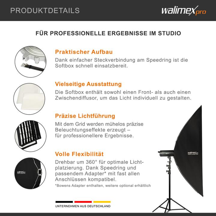 Produktbild Walimex pro Essential Striplight 40x180 Hensel EH (Softbox)