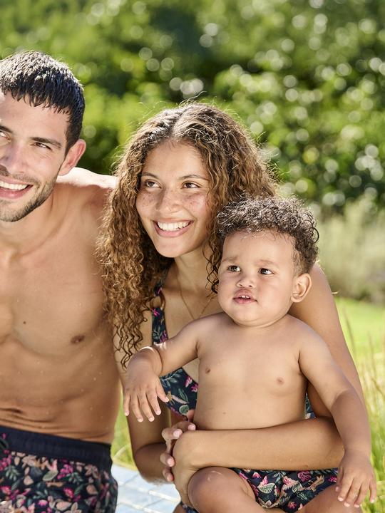 Actual product image Vertbaudet Capsule Bademode TROPEN: Jungen Baby Badehose (68)