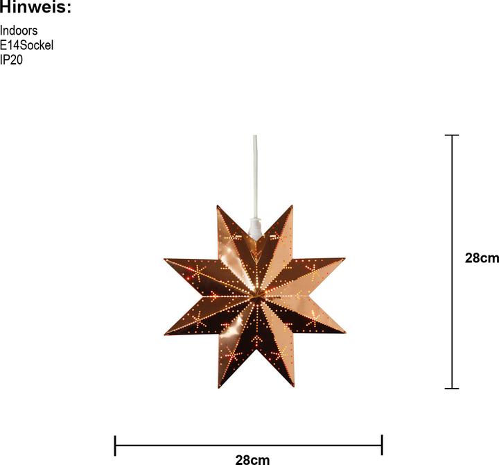 Image du produit Star Trading Étoile métallique Classic