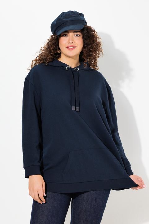 Produktbild Ulla Popken Hoodie, Schriftmotiv, Oversized, Kapuze, Langarm (46, 48)