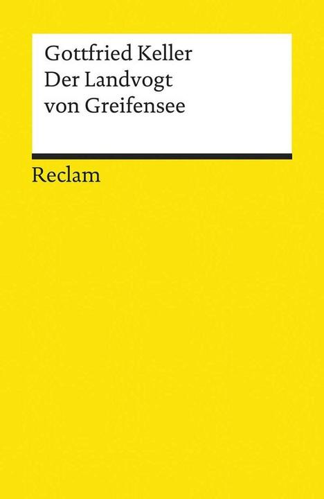 Produktbild Der Landvogt von Greifensee (Deutsch, Gottfried Keller, 2008)