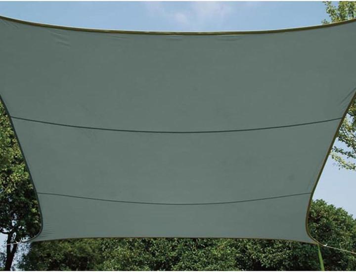 Produktbild Perel SONNENSEGEL - QUADRATISCH - 3.6 x 3.6 m - FARBE: GRÜNGRAU (360 x 360 cm)