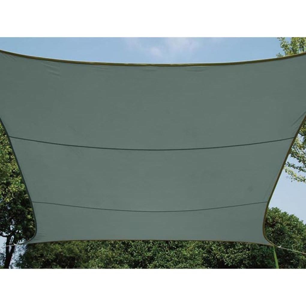 Thumbnail - Perel, Sonnensegel, SONNENSEGEL - QUADRATISCH - 3.6 x 3.6 m - FARBE: GRÜNGRAU (360 x 360 cm)