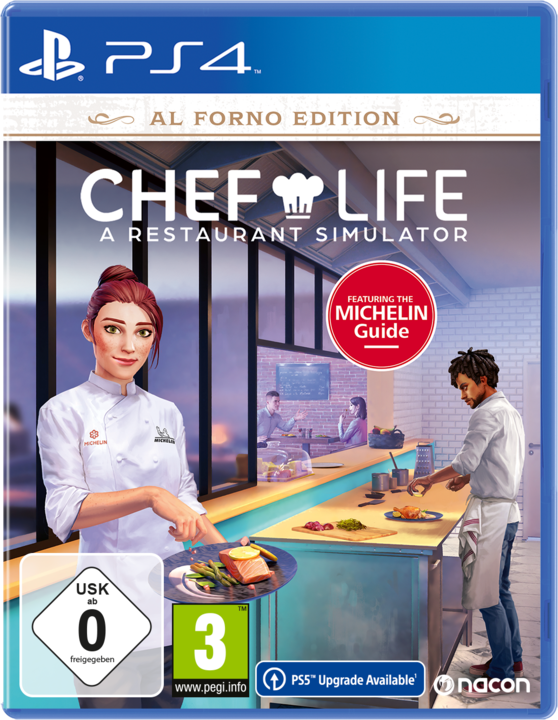 Produktbild Nacon Gaming Chef Life: A Restaurant Simulator - Al Forno Edition (PS4, PS5, DE)