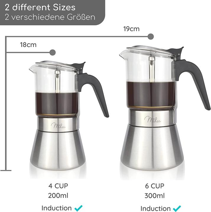 Produktbild Milu Espressokocher, 6 Tassen