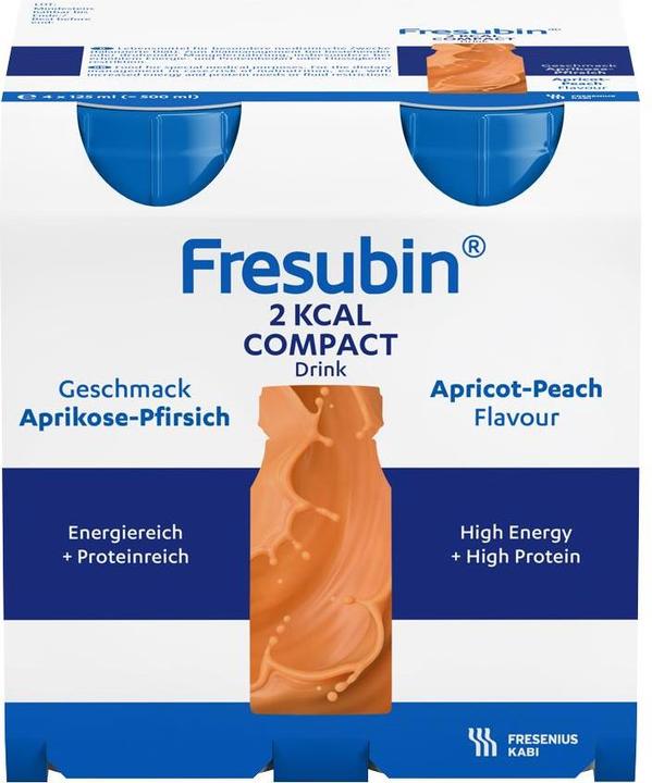 Image du produit Fresubin 2 kcal Compact Drink abricot-pêche 4 x 125 ml (Pêche, Abricot, 4 x)