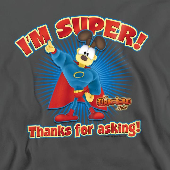 Actual product image Garfield Unisex Adult Super Sweatshirt (XL)