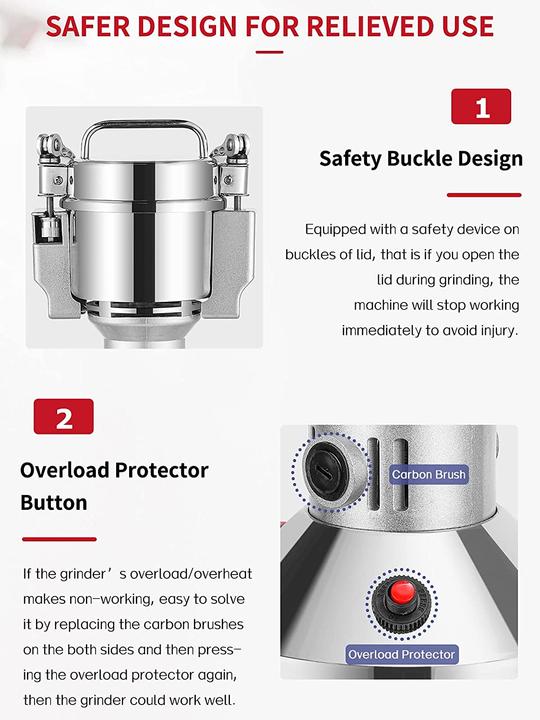 Immagine prodotto Moongiantgo Elektrische Getreidemühle
