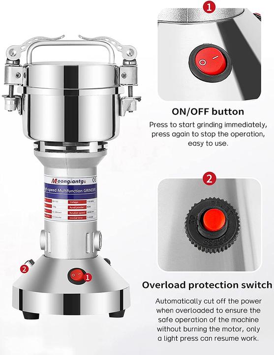 Actual product image Moongiantgo Grain mill