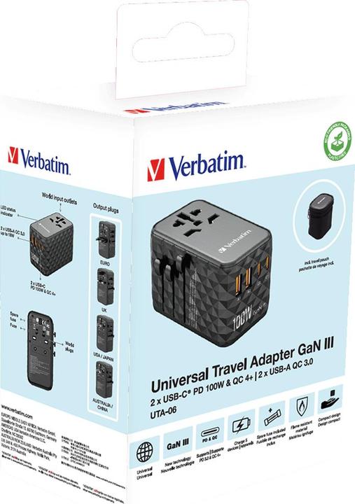 Productafbeelding Verbatim Universele reisadapter