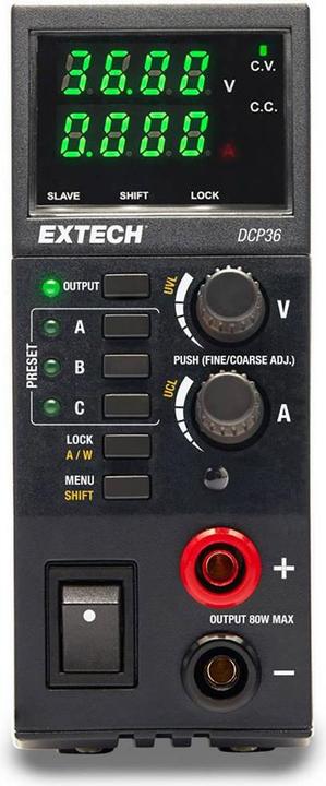 Produktbild Extech DCP36 Labornetzgerät, einstellbar 0.5 - 36 V 0 - 5 A 80 W