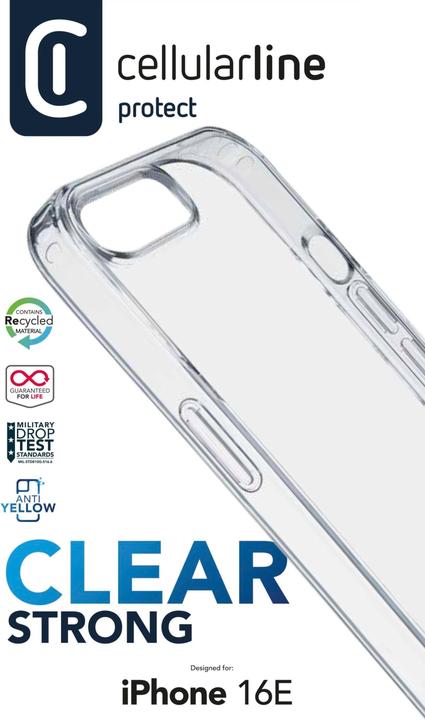 Produktbild Cellularline - Clear Strong Case (Apple iPhone 16e)