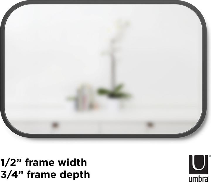 Actual product image Umbra Hub Rectangle Wall Mirror (91 x 3 x 61 cm)