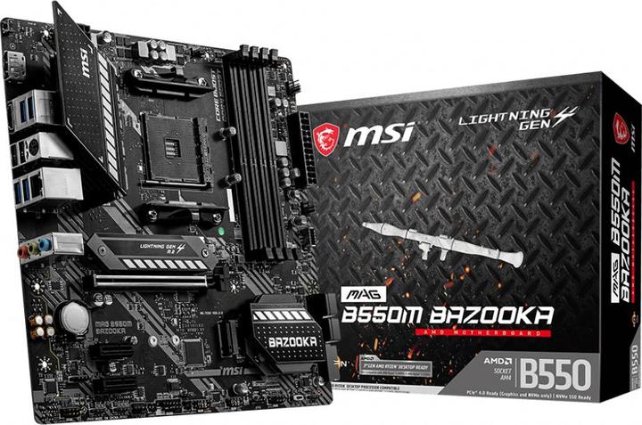 Produktbild MSI MAG B550M BAZOOKA (AM4, AMD B550, mATX)