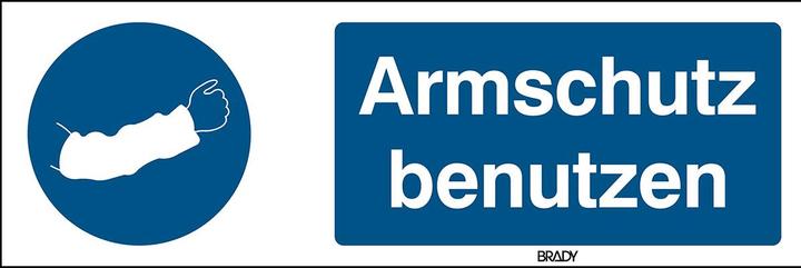 Image du produit Brady Panneau de sécurité ISO - Utiliser un protège-bras