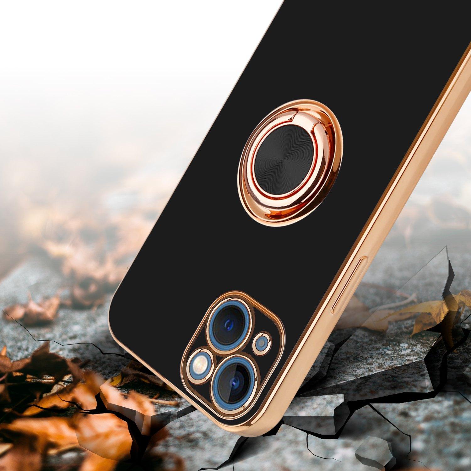 Thumbnail - Cadorabo Hülle für Apple iPhone 14 PLUS im TPU mit Kameraschutz und Ring LM089 Style (Apple iPhone 14 Plus), Smartphone ...