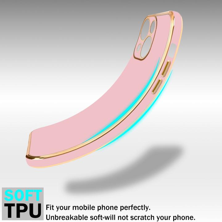 Actual product image Cadorabo Case for Apple iPhone 13 MINI in TPU with camera protection LM130 Style (Apple iPhone 13 mini)