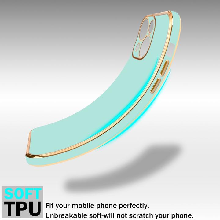 Actual product image Cadorabo Case for Apple iPhone 13 MINI in TPU with camera protection LM130 Style (Apple iPhone 13 mini)