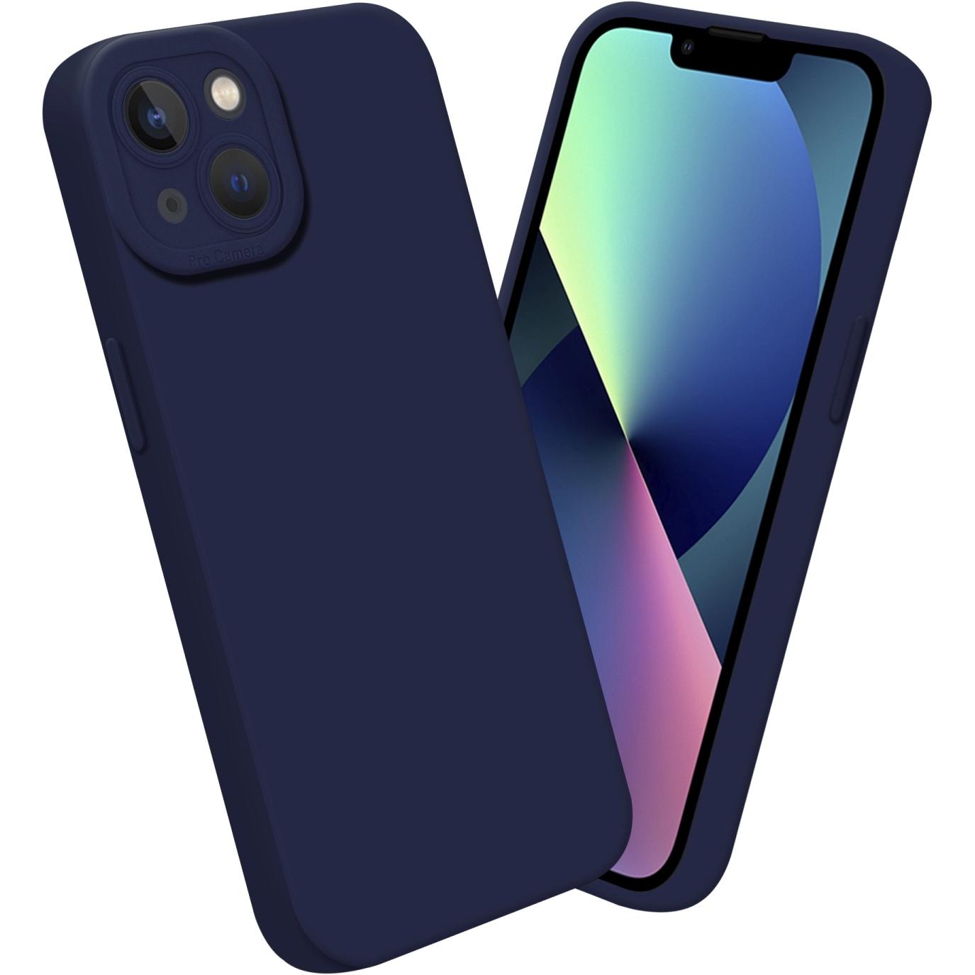 Thumbnail - Cadorabo Hülle für Apple iPhone 14 PLUS im TPU Fluid LM162 Style (Apple iPhone 14 Plus), Smartphone Hülle, Blau
