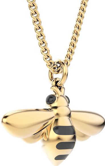 Produktbild MTM Bee Necklace (Messing, 18k Gold, 43 cm)