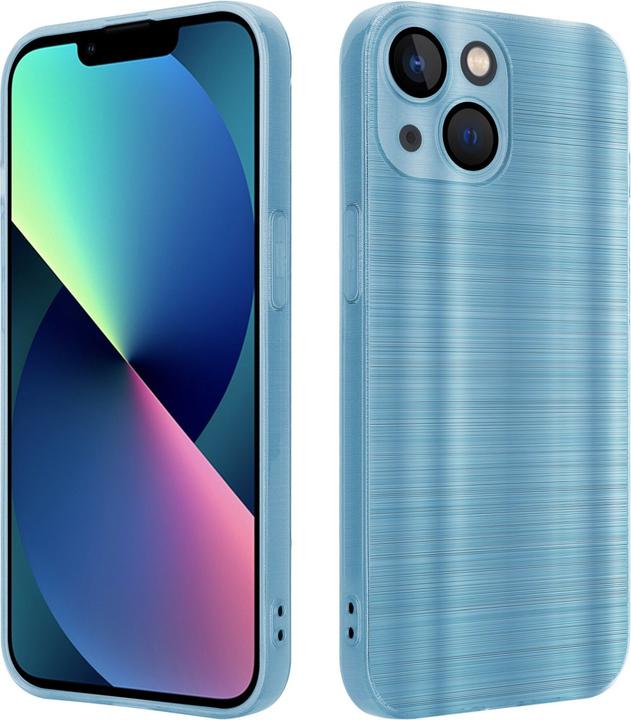 Actual product image Cadorabo Case for Apple iPhone 14 in TPU Brushed Camera Protection LM160 Style (Apple iPhone 14)