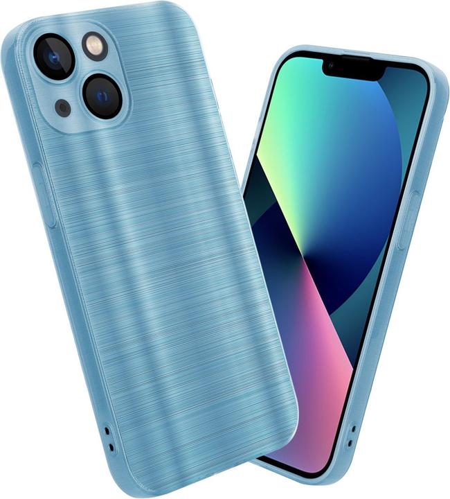 Actual product image Cadorabo Case for Apple iPhone 14 in TPU Brushed Camera Protection LM160 Style (Apple iPhone 14)