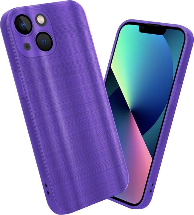 Actual product image Cadorabo Case for Apple iPhone 14 in TPU Brushed Camera Protection LM160 Style (Apple iPhone 14)