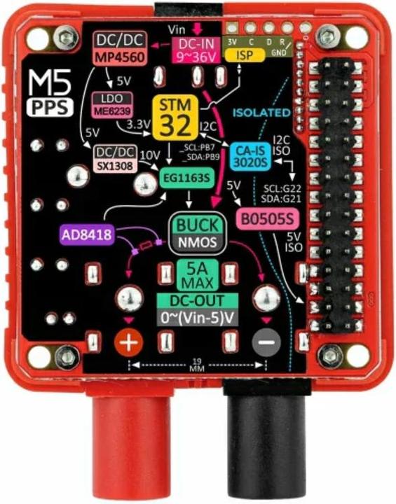 Produktbild M5Stack Modul 13.2 PPS Programmierbares Labor Netzteil 100W