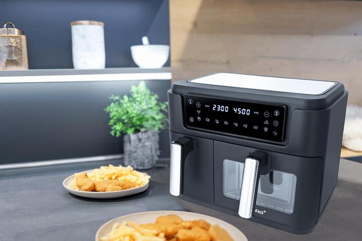 Produktbild Steba Doppel-Hei?luftfritteuse HF 9500 DUO (schwarz, 2.400 Watt, Timer)