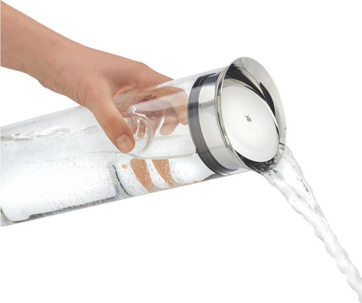 Productafbeelding WMF Waterkaraf 1,25l Glazen karaf met verzonken handvat Motion CloseUp sluiting (1.25 l)