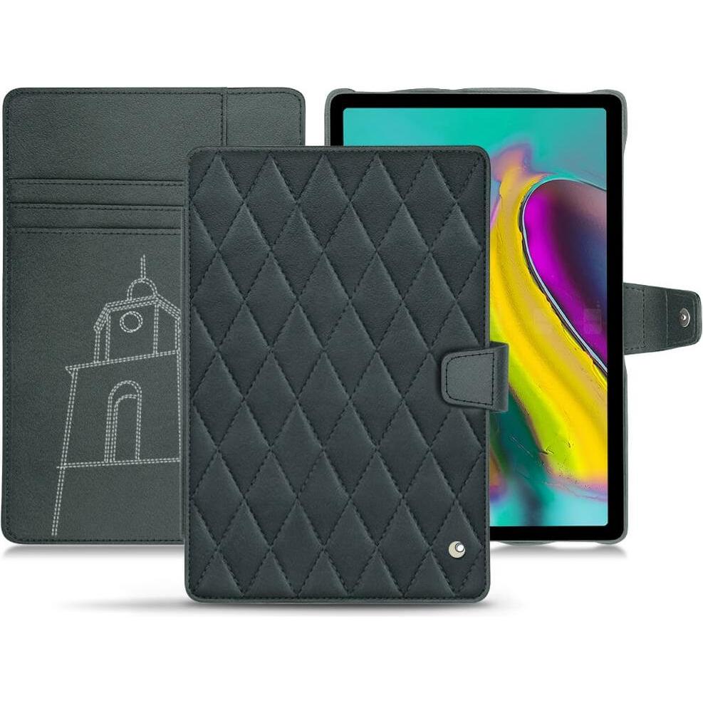 Noreve Lederschutzhülle Wallet (Galaxy Tab S5e), Tablet Hülle, Blau