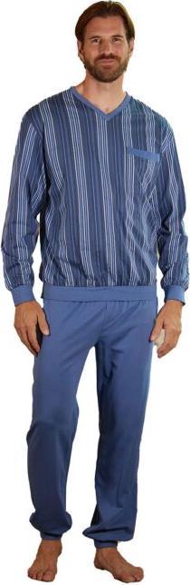 Produktbild Artime Herren Langarmpyjama, Blau, V-Ausschnitt (S)