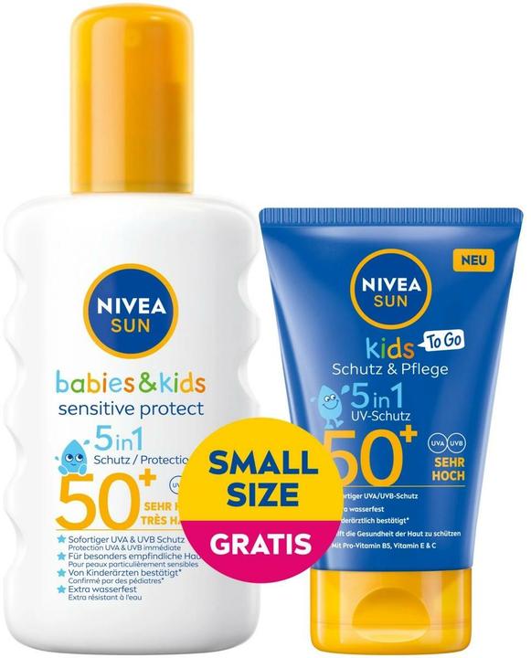 Produktbild NIVEA Kids Sensitive Spray (Sonnenspray, SPF 50+, 250 ml)