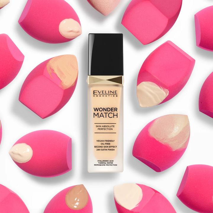 Actual product image Eveline Wonder Match Luxurious Face Primer Matching 15 Natural 30Ml (No.15 Natural)