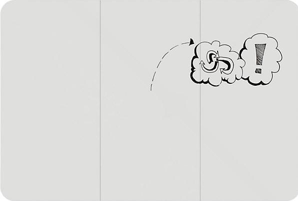 Chameleon Tableau blanc design XXL VisuWall