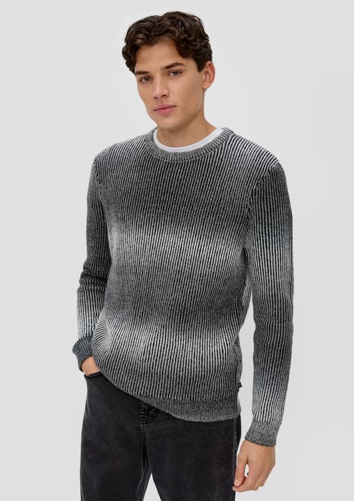Image du produit s.Oliver Strickpullover Strickpullover mit Rippblende (M, XL)